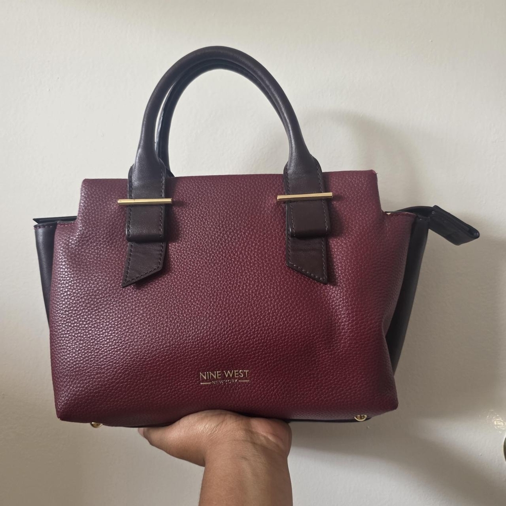 Nine West Dark Red Satchel